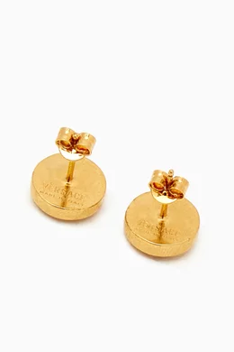 Resin medusa stud earrings store
