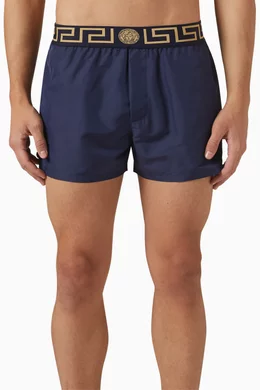 Greca border swim shorts shop