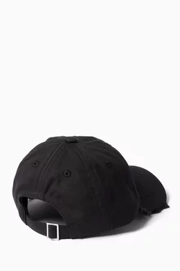 Buy Jacquemus Black La Casquette Artichaut Fringe Baseball Cap in