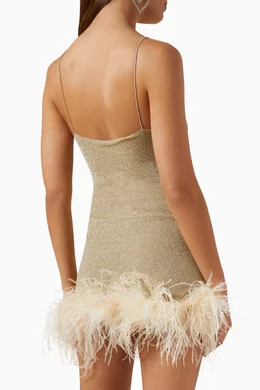 marnie mini dress majorelle Lumiere Plumage Mini Dress Chocolate Brown