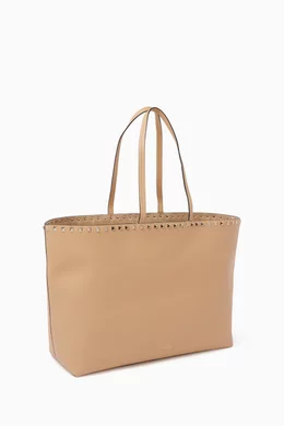 Valentino garavani rockstud vitello tote bag on sale