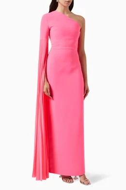 Buy Solace London Pink Delia Maxi Dress For Women Online | Ounass Oman