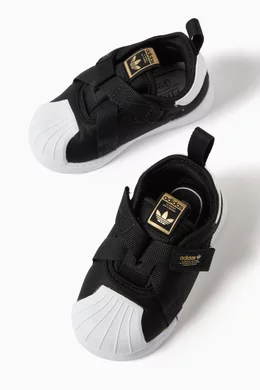 Buy adidas Black Superstar 360 Sneakers in Recycled Materials For UNISEX  Online | Ounass Oman