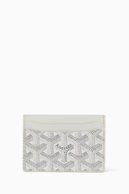 Buy Goyard Pre Loved Neutral Unused Porte Cartes Saint Sulpice in Goyardine Fabric For UNISEX Online Ounass Oman