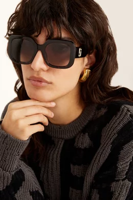 Marc Jacobs Women’s Oversized Square Sunglasses - Brown Marc Jacobs Brown Gradient Square Ladies Sunglasses MARC 646  main image 4