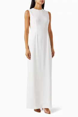 Buy Anatomi Color Estella Crystal embellished Cape Maxi Dress For Women Online Ounass Oman