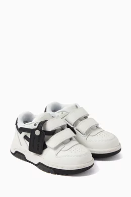Buy Off White White Out of Office Straps Sneakers in Leather For Boys Online Ounass Oman