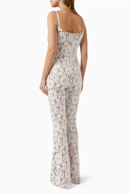 Michael kors lace jumpsuit 2025