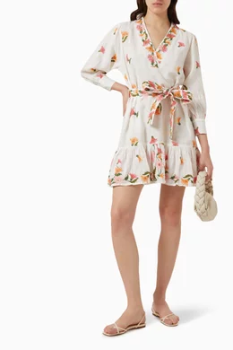 cream knit dress mini Avy and Co