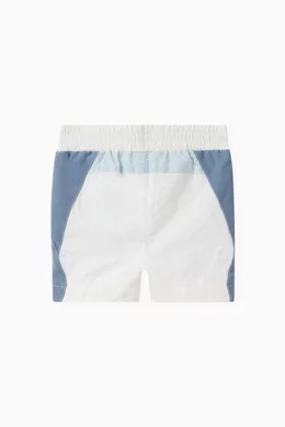 Buy Kith Neutral Turbo Track Shorts in Nylon For Baby Girls Online 