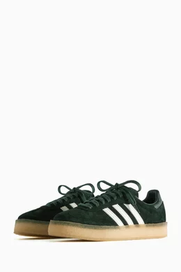 adidas gazelle silver green womens Adidas x Kith x Clarks Unisex 8th Street Samba Savannah Low Top Sneakers