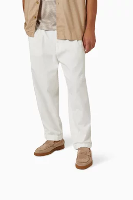 Buy Jimmy Choo Neutral Josh Driver Shoes in Suede For Men  display picture 2