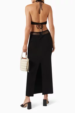 knee length dresses for ladies Jacqueline Dress - Black main image 1