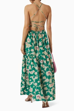 chinese dress ladies PALOMA MAXI DRESS – POSSE main image 0