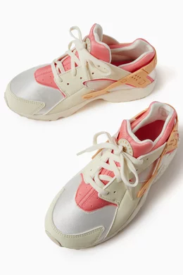 Light pink huarache shoes best sale