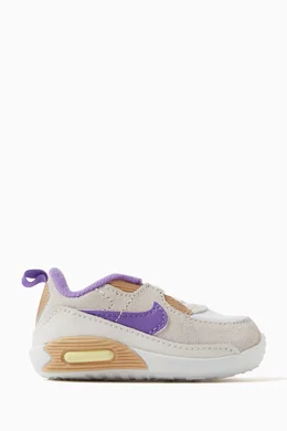 Buy Nike Multicolour Max 90 Crib Sneakers in Suede For Baby Girls