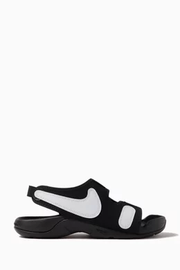 Buy Nike Black Sunray Adjust 6 Sandals in Textile For UNISEX Online Ounass Oman