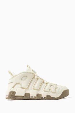 Buy Nike Neutral Air More Uptempo 96 Sneakers in Leather For Men Online Ounass Oman