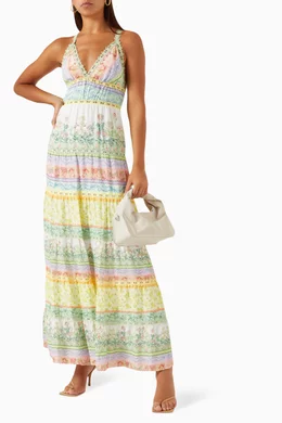 Buy Alice + Olivia Multicolour Karolina Halter Dress For Women Online |  Ounass Oman