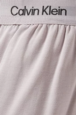 Buy Calvin Klein Neutral Sleep Shorts in Cotton Jersey For Men Online Ounass Oman
