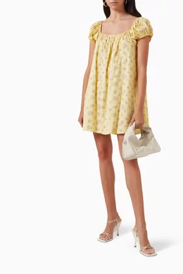 knee length dresses for ladies Bell Julie Mini Dress S / Green/Turquoise Border Stripe main image 0