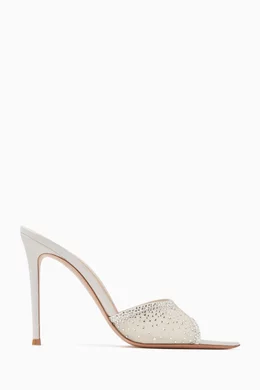 Gianvito rossi mules white hotsell