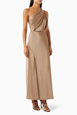 significant other alessia one shoulder dress Significant Other Alessia One Shoulder Midi Dress