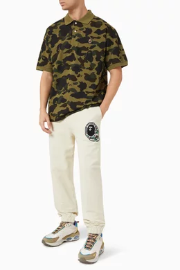 Buy A Bathing Ape Green 1st Camo One Point Polo Shirt in Cotton