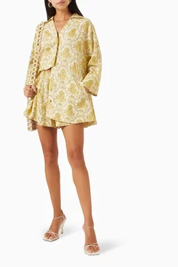 knee length dresses for ladies Love And Luxury Mini Dress Print