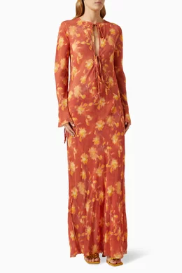 azalea wrap long sleeve maxi dress Feel sophisticated and elegant in the Bec + Bridge Azalea Wrap L/S Maxi  Dress. Nedlands | Toorak | Manly
