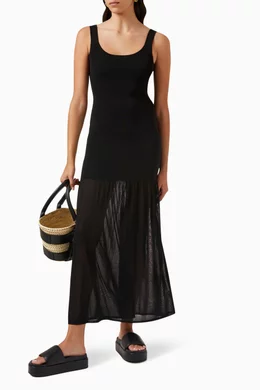 green emerald velvet dress Strapless Drop Waist Dress - Black