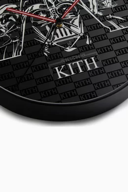 希少！キス Kith Darth Vader Wall Clock Buy Kith Black x Star Wars Darth Vader™ Wall Clock For Men Online