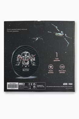 Buy Kith Black x Star Wars Darth Vader™ Wall Clock For Men Online