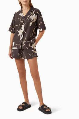Kith Women Elena Embroidered Camp shirt