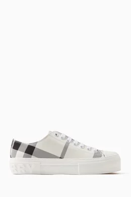 Canvas Sneakers Burberry Women Sneakers Buy Burberry White