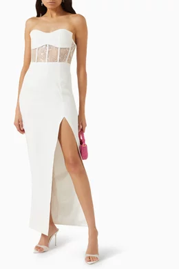 Buy Elle Zeitoune White Elliot Dress For Women Online | Ounass Oman
