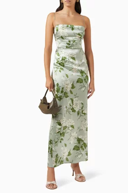 reformation green frankie dress Elegant A-Line Maxi Chiffon Plus Size Bridesmaid Dresses For Every Wedding Vibe COCOMELODY CB0782, Dusty Blue