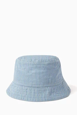 Buy Carhartt WIP Blue Terrell Bucket Hat in Hickory Denim For Men