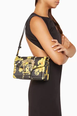Versace saffiano leather satchel on sale