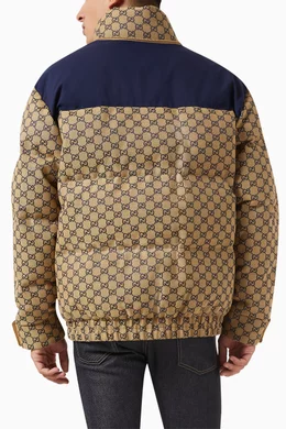 Buy Gucci Color GG Monogram Goose down Jacket in Canvas Online for Men Ounass Oman