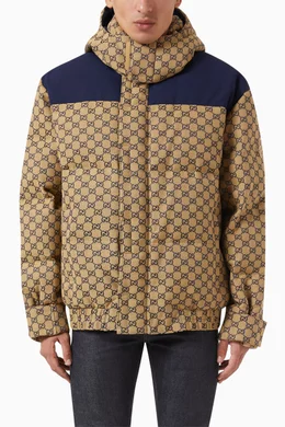 Buy Gucci Color GG Monogram Goose down Jacket in Canvas Online for Men Ounass Oman