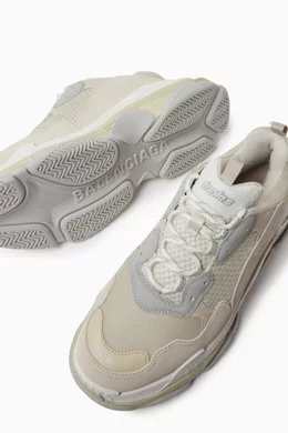Buy Balenciaga White Triple S Sneakers in Double Foam Mesh Online for Men Ounass Oman
