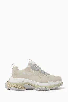 Buy Balenciaga White Triple S Sneakers in Double Foam Mesh Online for Men Ounass Oman
