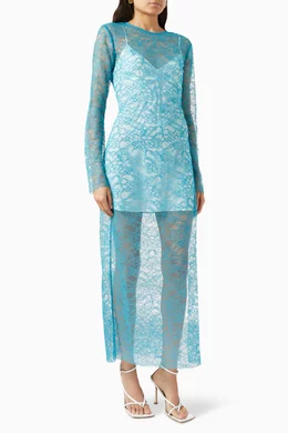 chinese dress ladies AELIN DRESS (WATER LILLIES W/ SHELL)  ANNA QUAN US