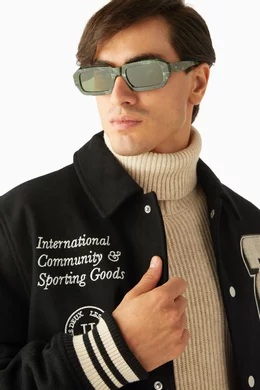 Buy Retrosuperfuture Green Fantasma Tartaruga Sunglasses in  display picture 2