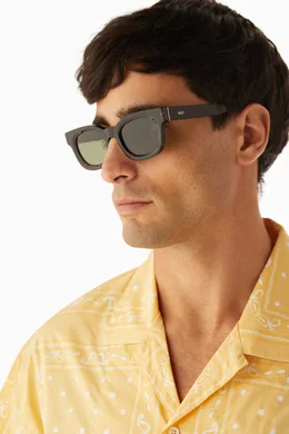 Buy Retrosuperfuture Brown Sempre 3627 Sunglasses in Acetate  display picture 1