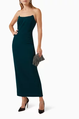 mossman green dress Buy Mossman Green Vice Versa Midi Dress For Women Online