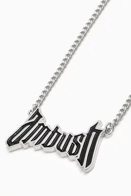 送料関税込♪AMBUSH/NAMEPLATE NECKLACE AMBUSH NAMEPLATE NECKLACE SILVER（AMBUSH lighter case