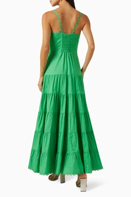 Buy Charo Ruiz Green Melia Dress For Women Online | Ounass Oman