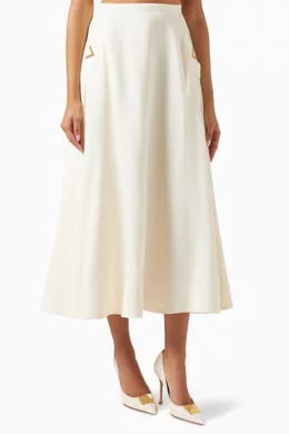 Valentino skirt logo best sale